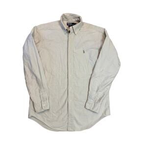 Polo by Ralph Lauren Men’s‎ Yarmouth 100% Cotton Oxford, Shirt Size 15